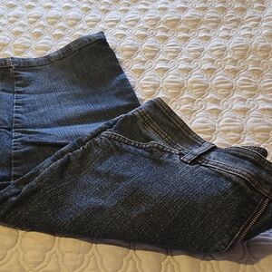 Liz Claiborne Slim Power Crop Fit Demin Pants Size 16W